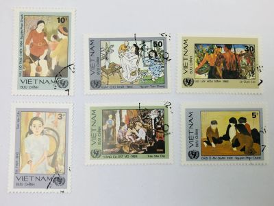 Лот: 23314201. Фото: 1. Вьетнамские пластичные искусства... Марки