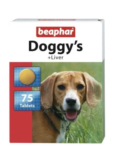 Лот: 5685130. Фото: 1. Лакомство Beaphar Doggy’s + Liver... Косметика, лекарства