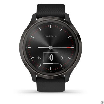 Лот: 16659562. Фото: 1. Смарт-часы Garmin vivomove 3 черные... Смарт-часы, фитнес-браслеты, аксессуары