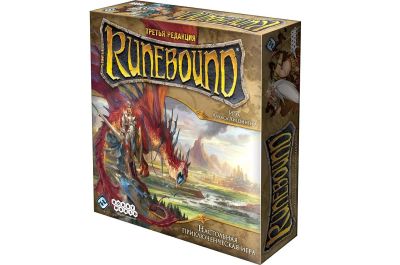 Лот: 12720107. Фото: 1. Hobby World: Runebound (3-я редакция... Настольные игры, карты