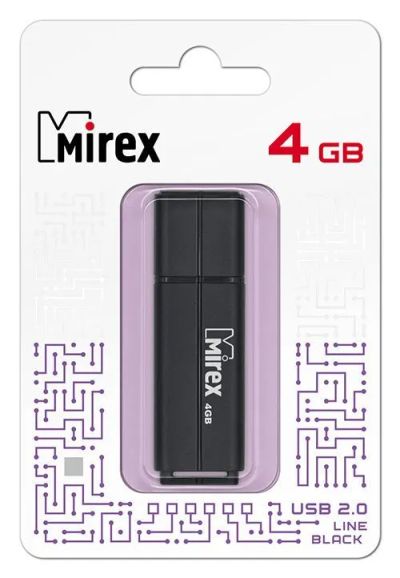 Лот: 25800267. Фото: 1. Флешка FLASH DRIVE MIREX 4GB USB... USB-флеш карты