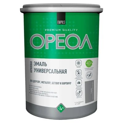 Лот: 25053986. Фото: 1. Эмаль Ореол, для внутренних и... Краски, лаки, растворитель