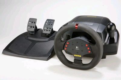 Лот: 11840729. Фото: 1. Руль Logitech MOMO Racing. Рули, джойстики