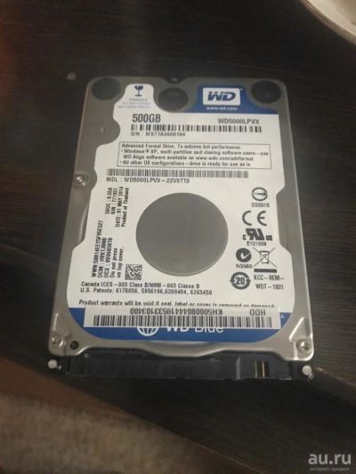 Лот: 9581211. Фото: 1. Жесткий диск WD 2.5 500gb" Для... Жёсткие диски (HDD)
