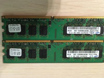 Лот: 17130332. Фото: 1. Samsung DDR2-667 1024MB PC2-5300... Оперативная память