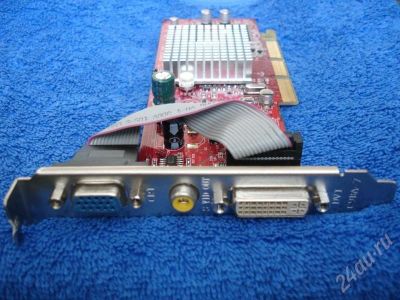 Лот: 186820. Фото: 1. AGP ATI RADEON 9200SE. Видеокарты