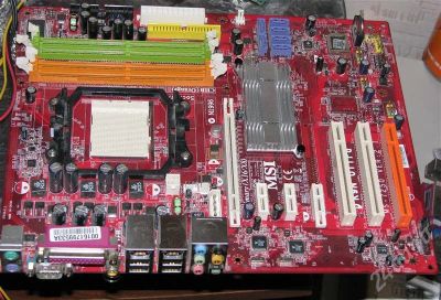 Лот: 535870. Фото: 1. MSI MS-7250 K9N Ultra, AM2 сокет. Материнские платы