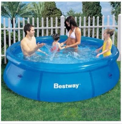 Лот: 10002817. Фото: 1. Бассейн Bestway 12"x26" Fast Set... Бассейны, аксессуары и комплектующие