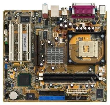 Лот: 353926. Фото: 1. Материнская плата Asus P4GE-MX... Материнские платы