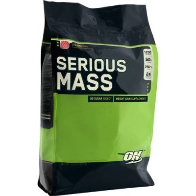 Лот: 9873899. Фото: 1. Гейнер Serious Mass от Optimum... Спортивное питание, витамины