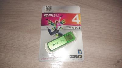 Лот: 5562323. Фото: 1. Флеш-накопитель USB2.0 4Gb Silicon... USB-флеш карты