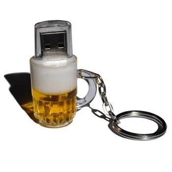 Лот: 2220822. Фото: 1. USB флешка кружка пива 8GB. USB-флеш карты