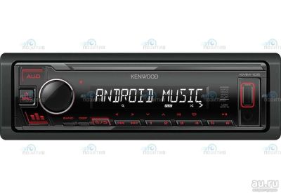 Лот: 13052122. Фото: 1. Kenwood KMM-105RY тюнер/USB/AUX... Автомагнитолы