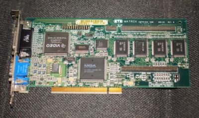 Лот: 4975817. Фото: 1. Видеокарта Matrox MGA-MIL/4N Dual... Видеокарты