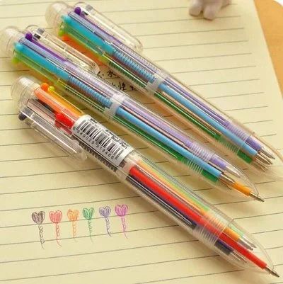 Лот: 10962664. Фото: 1. Многоцветная шариковая ручка... Ручки, карандаши, маркеры