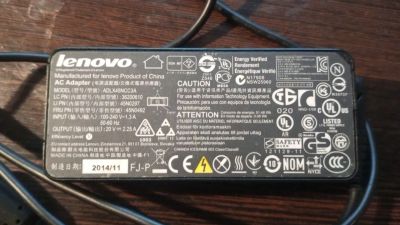 Лот: 24639609. Фото: 1. Блок питания Lenovo ADLX45NCC3A... Корпуса, блоки питания