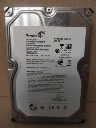 Лот: 25805008. Фото: 1. 750Gb | Жесткий диск для ПК... Жёсткие диски (HDD)