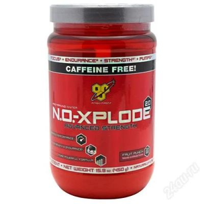 Лот: 2450933. Фото: 1. N.O.- Xplode 2.0 (450г- 20 порций... Спортивное питание, витамины