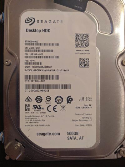 Лот: 8917507. Фото: 1. Состояние нового - Жесткий диск... Жёсткие диски (HDD)