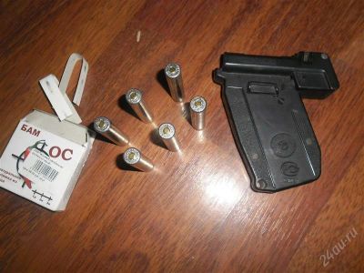 Лот: 2726704. Фото: 1. газовый пистолет удар + 6 патронов. Пневматическое оружие
