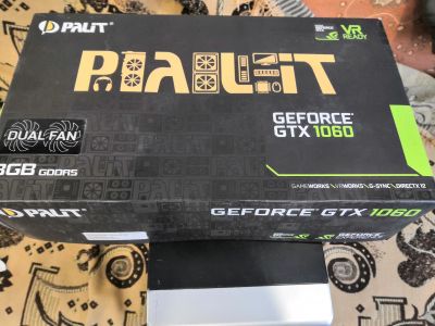 Лот: 17126553. Фото: 1. Видеокарта GTX 1060 palit. Видеокарты