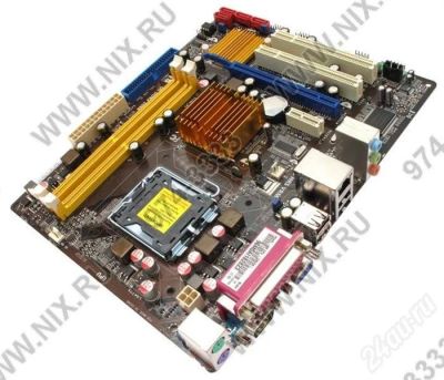 Лот: 482905. Фото: 1. Материнская плата новая ASUS P5KPL-AM... Материнские платы