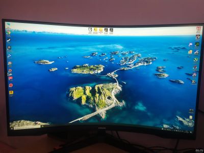 Лот: 18337983. Фото: 1. Монитор Samsung Odyssey G5 C32G55TQWI. ЖК-мониторы