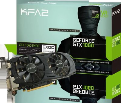 Лот: 9970896. Фото: 1. ВидиоКарта KFA2 GTX1060. Видеокарты