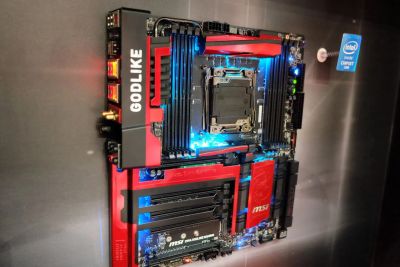Лот: 18665796. Фото: 1. Msi x99a godlike gaming. Материнские платы