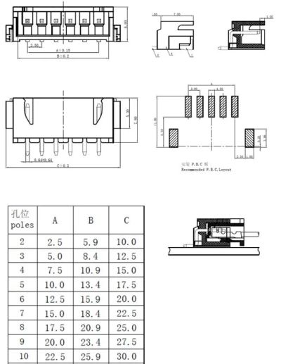 Лот: 20617823. Фото: 1. Разъем штыревой P2.54мм XH2.54... Разъёмы