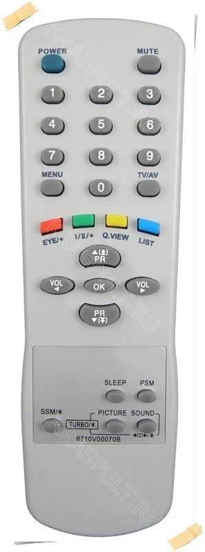 Лот: 10952556. Фото: 1. Пульт LG 6710V00070B. Новый! Гарантия... Пульты ДУ