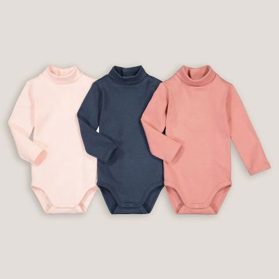 Лот: 24243591. Фото: 1. Комплект из трех боди с LaRedoute. Ползунки, распашонки, слипы