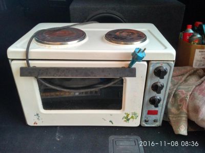 Лот: 8516480. Фото: 1. Плитка 2 конфорки + духовка. Плиты, духовые шкафы, варочные поверхности
