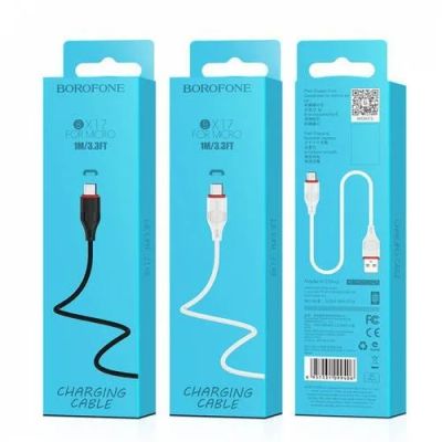 Лот: 16354158. Фото: 1. Кабель USB - Micro USB BoroFONE... Дата-кабели, переходники