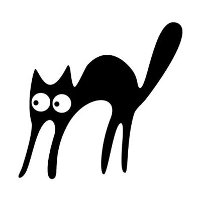Лот: 8864017. Фото: 1. Наклейка интерьерная "Котэ". Другое (сувениры, подарки)