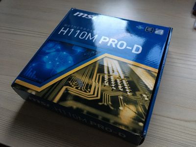 Лот: 12475814. Фото: 1. MSI H110M PRO-D. Материнские платы