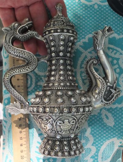 Лот: 16478759. Фото: 1. кувшин Драконы,Азия. Кувшины, графины