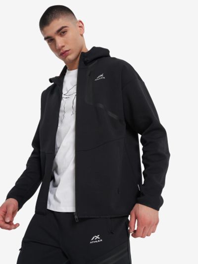 Лот: 25712514. Фото: 1. Толстовка мужская Athlex, Черный. Легкие куртки, толстовки