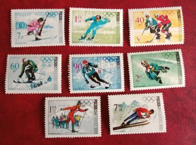 Лот: 25169480. Фото: 1. 1968 г, Польша, Олимпийские игры... Марки