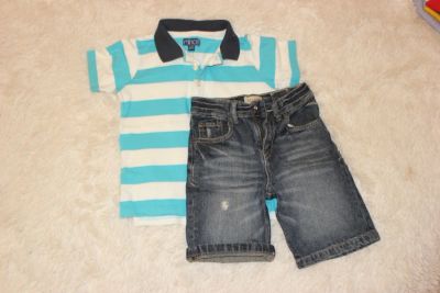 Лот: 8448978. Фото: 1. Джинсовые шорты Childrensplace... Брюки, шорты, джинсы