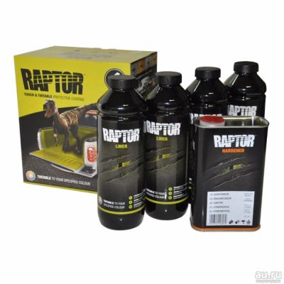 Лот: 11244344. Фото: 1. Защитное покрытие U-POL Raptor... Всё для покраски