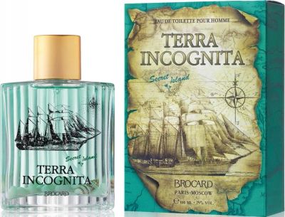Лот: 13648842. Фото: 1. Brocard men Terra Incognita -... Мужская парфюмерия
