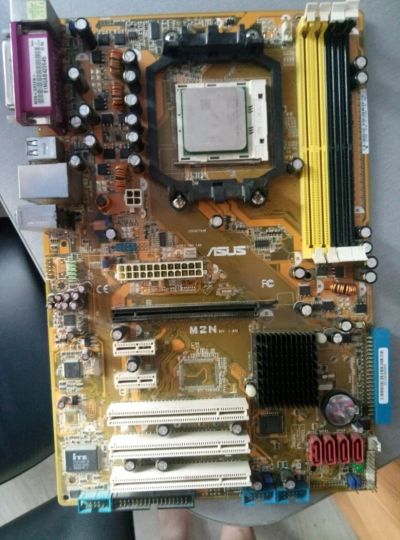 Лот: 10123177. Фото: 1. Материнская плата Asus m2n + процессор... Материнские платы