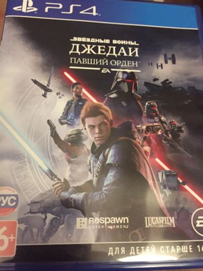 Лот: 15674687. Фото: 1. Star Wars Jedi: Fallen Order PS4... Игры для консолей
