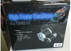 Лот: 18336789. Фото: 1. Аккумуляторный налобный LED фонарик... Фонарики