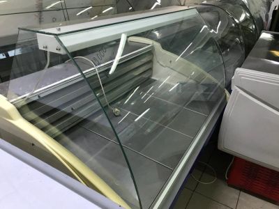 Лот: 11165907. Фото: 1. Холодильная витрина б/у Иней плюсовая. Холодильное