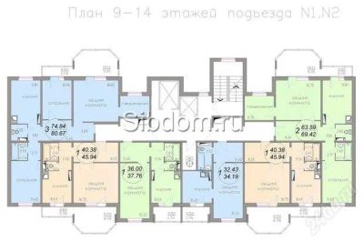 Лот: 2327809. Фото: 1. Продам 2-к Покровский 15. Квартиры, студии