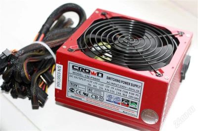 Лот: 2793883. Фото: 1. CROWN CM-PS600 600W. Корпуса, блоки питания