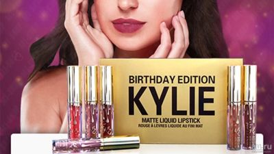 Лот: 8867467. Фото: 1. Набор помад Kylie Jenner Birthday. Макияж
