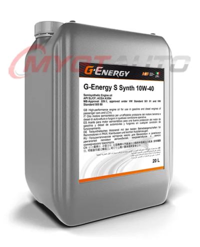 Лот: 20068351. Фото: 1. G-Energy S Synth 10w40 SL/CF 20... Масла, жидкости